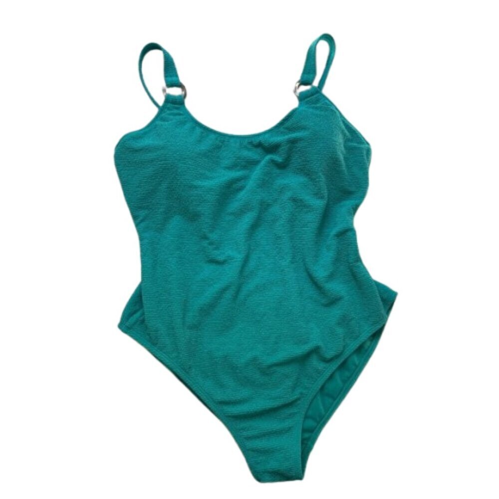 408.‎ Shade & Shore Aqua Swimsuit Sz L 12-14